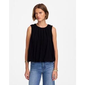 NWT Madewell Sleeveless Crewneck Bubble Top - MSRP $52 - Size‎ Small